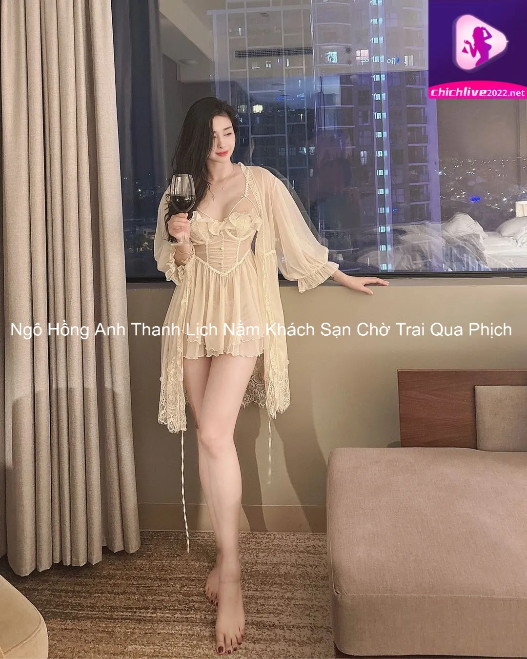 Ngô Hồng Anh Thanh Lịch Nằm Khách Sạn Chờ Trai Qua Phịch 8